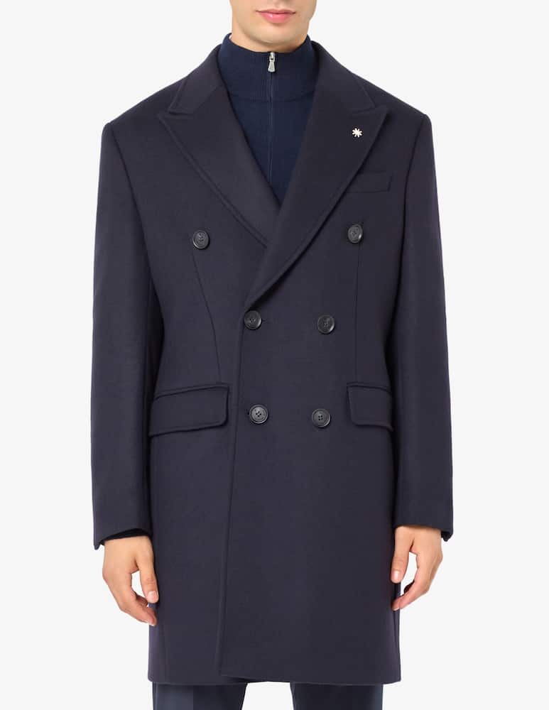 rinascente Manuel Ritz Double-breasted wool coat