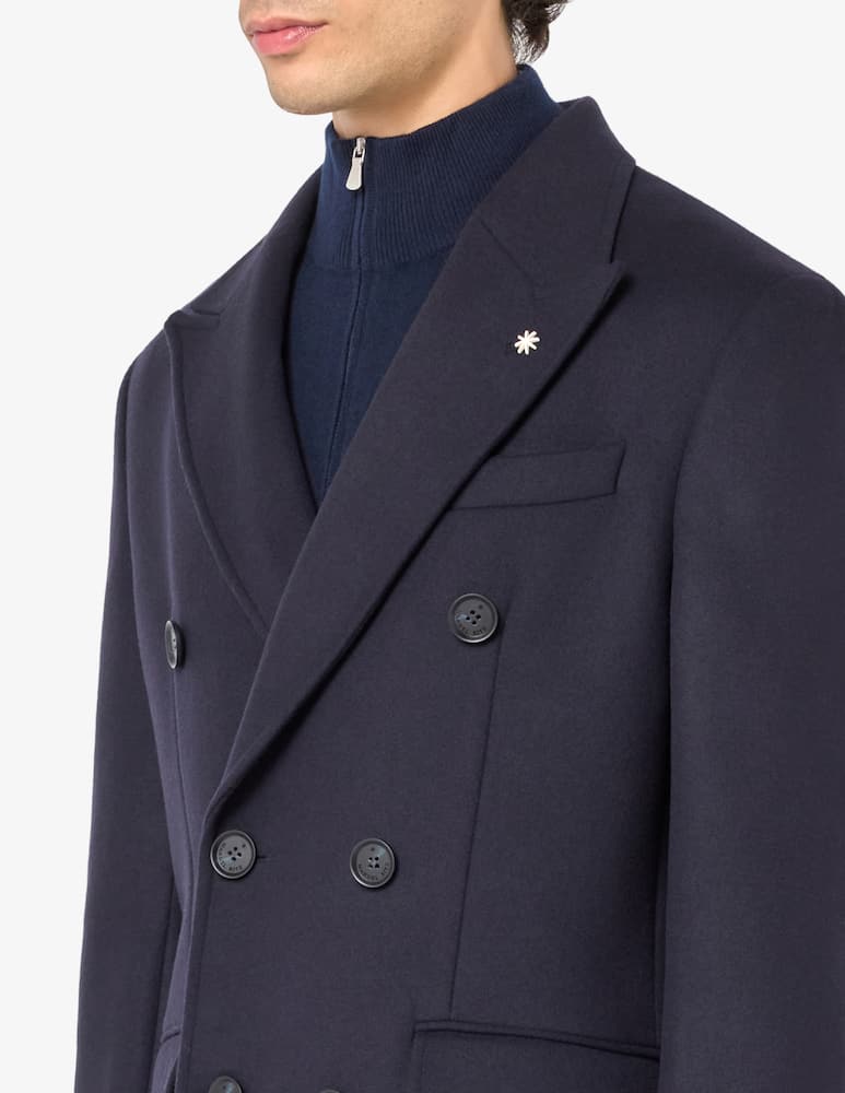 Manuel Ritz Double-breasted wool coat - picture 4 Manuel Ritz Double-breasted wool coat - picture 4