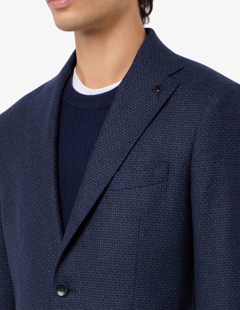 rinascente Paoloni Textured two-button jacket