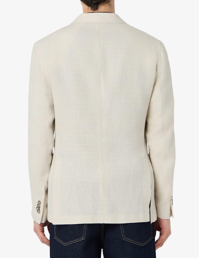 rinascente Manuel Ritz Linen single breasted jacket
