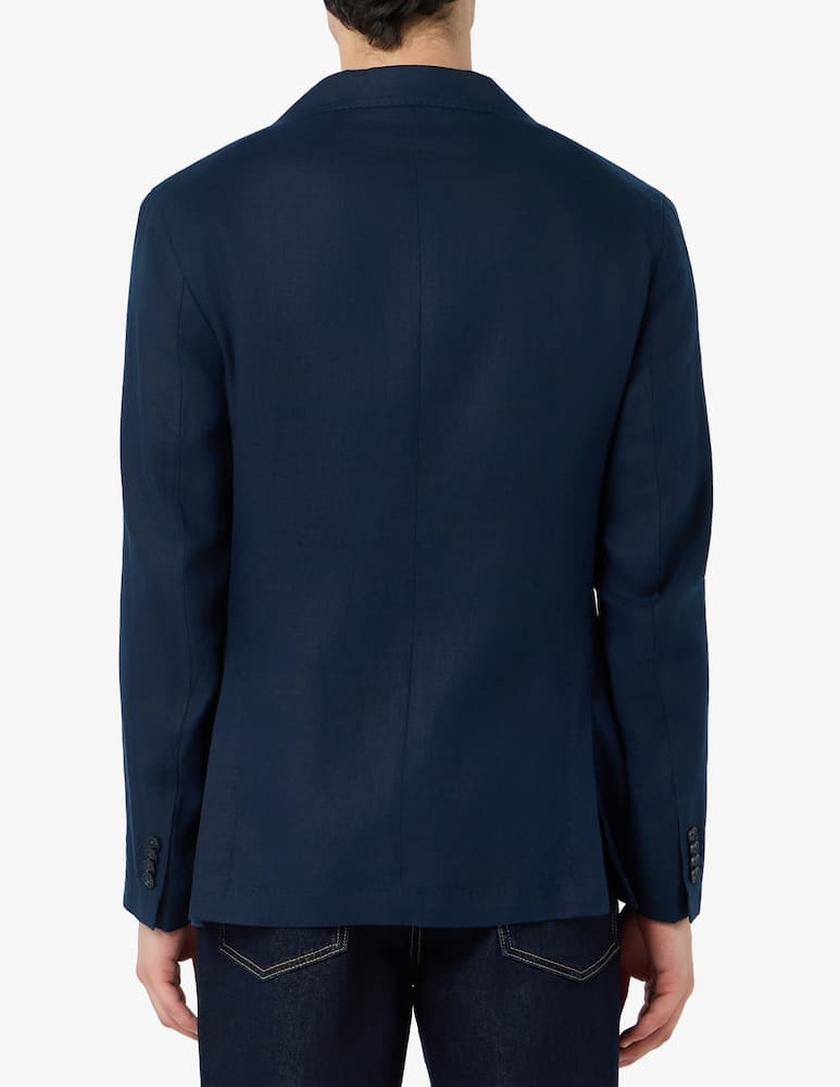 rinascente Manuel Ritz Linen single breasted jacket