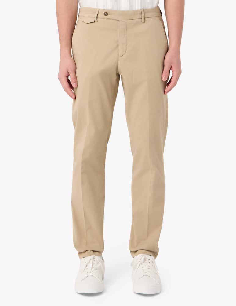 rinascente Paoloni Pantaloni chino tinto capo slim fit