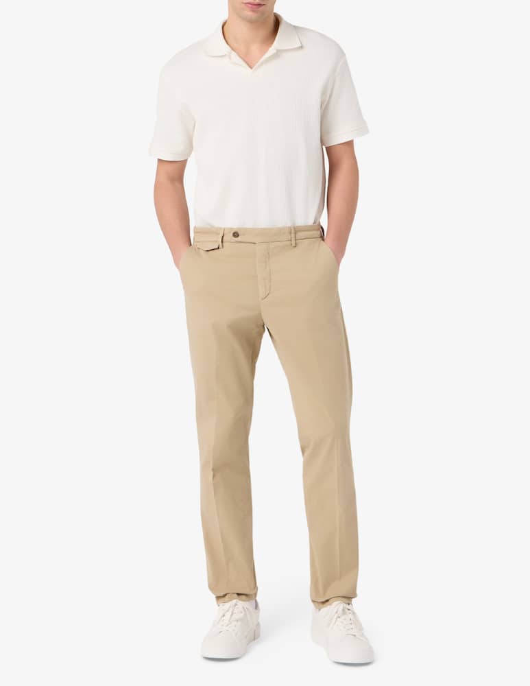 rinascente Paoloni Pantaloni chino tinto capo slim fit
