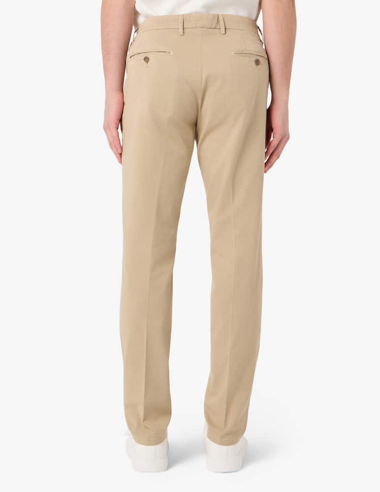 rinascente Paoloni Pantaloni chino tinto capo slim fit