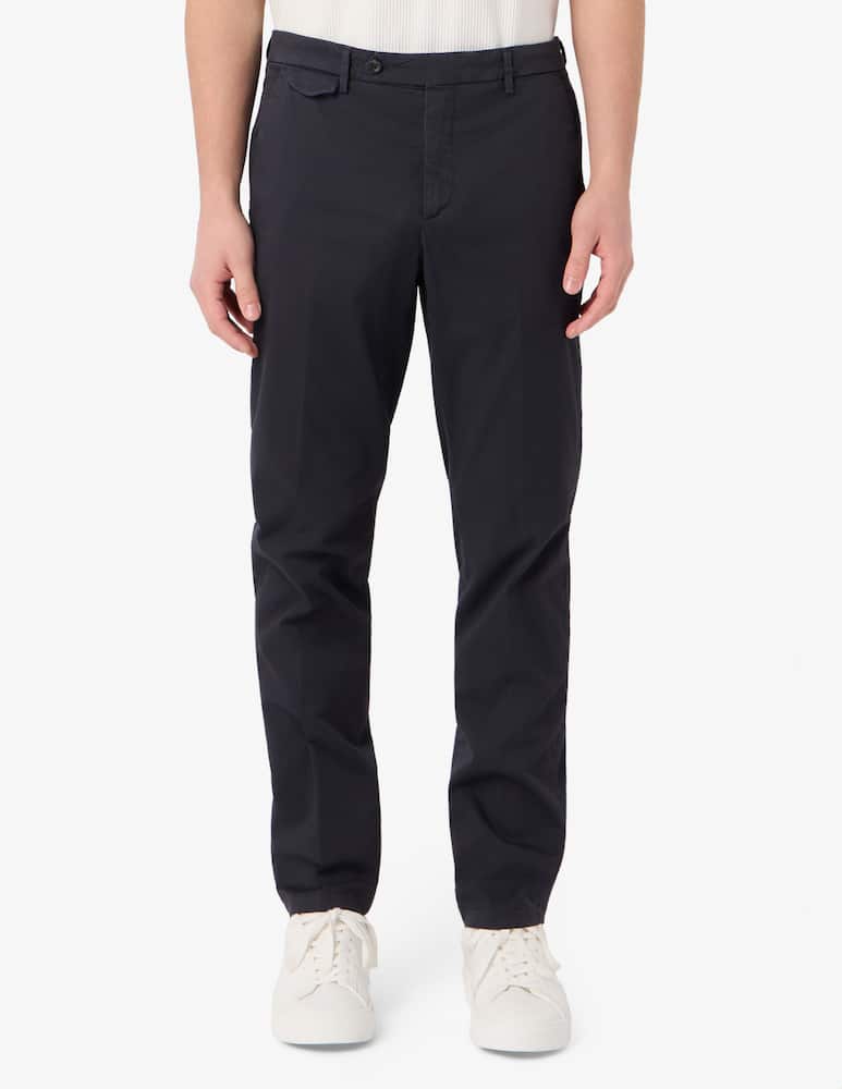 rinascente Paoloni Pantaloni chino tinto capo slim fit