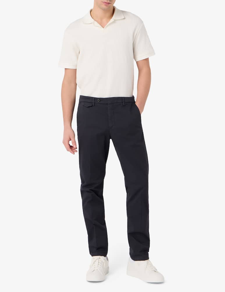Paoloni Pantaloni chino tinto capo slim fit - immagine 2 Paoloni Pantaloni chino tinto capo slim fit - immagine 2