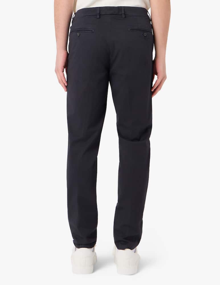 rinascente Paoloni Pantaloni chino tinto capo slim fit