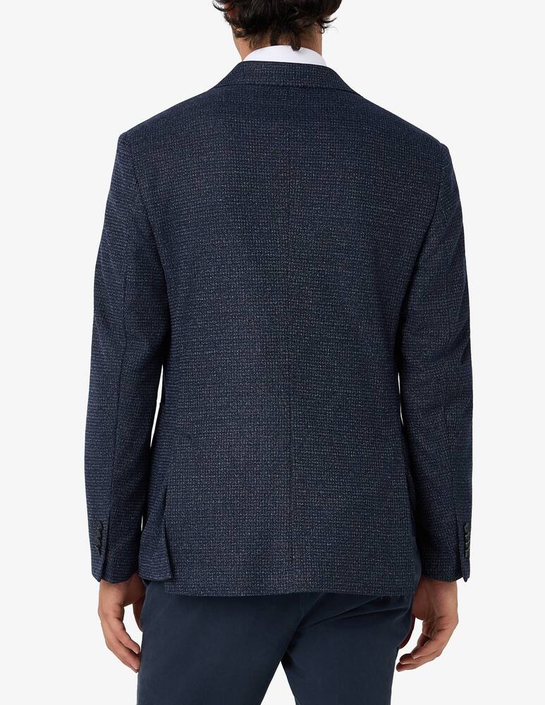 rinascente Manuel Ritz Giacca monopetto sfoderatain jersey di cotone microstrutturata