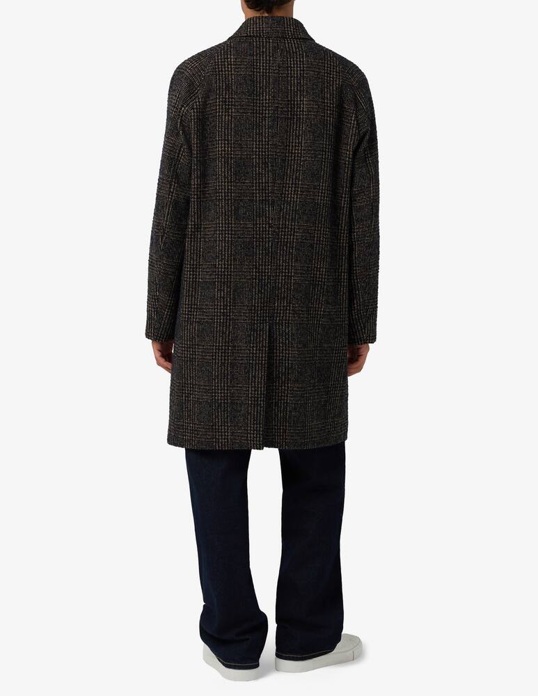 rinascente Manuel Ritz Check wool blend coat