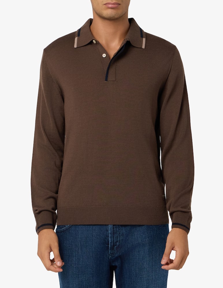 Manuel Ritz Long-sleeve polo shirt - picture 1 Manuel Ritz Long-sleeve polo shirt - picture 1