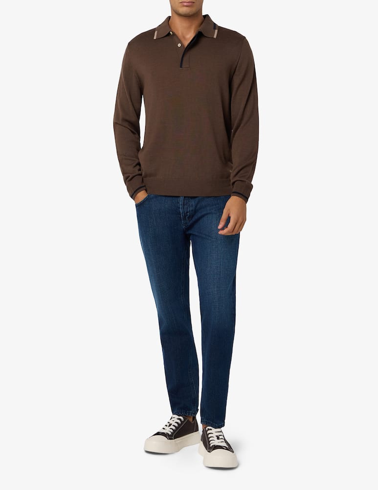 Manuel Ritz Long-sleeve polo shirt - picture 2 Manuel Ritz Long-sleeve polo shirt - picture 2