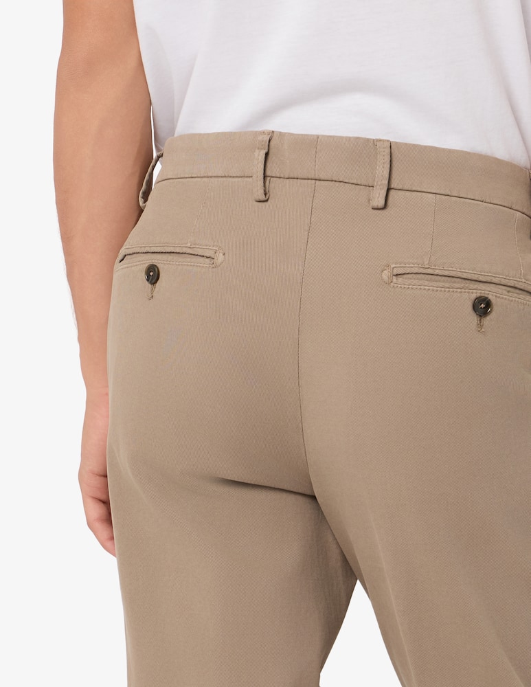 Paoloni Pantaloni chino una pince diagonale tinto capo - immagine 4 Paoloni Pantaloni chino una pince diagonale tinto capo - immagine 4
