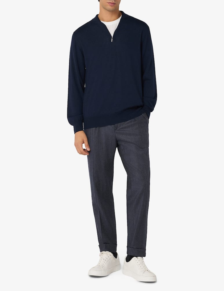 Manuel Ritz Pantaloni 2 pinces Tokyo effetto jeans - immagine 2