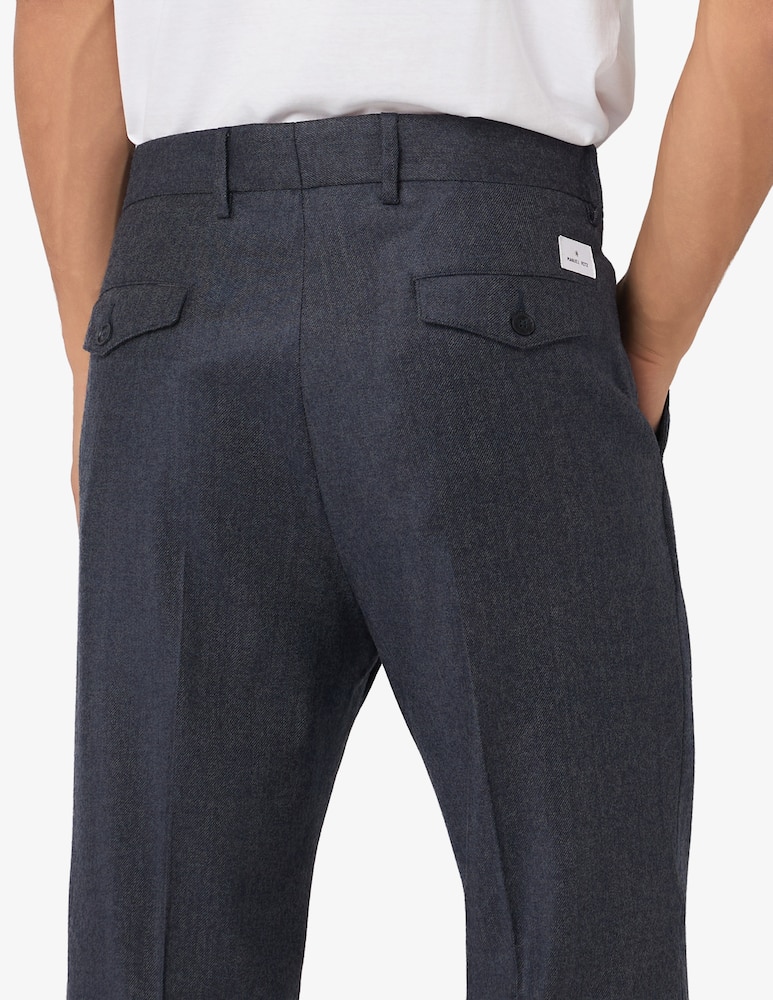 Manuel Ritz Pantaloni 2 pinces Tokyo effetto jeans - immagine 4