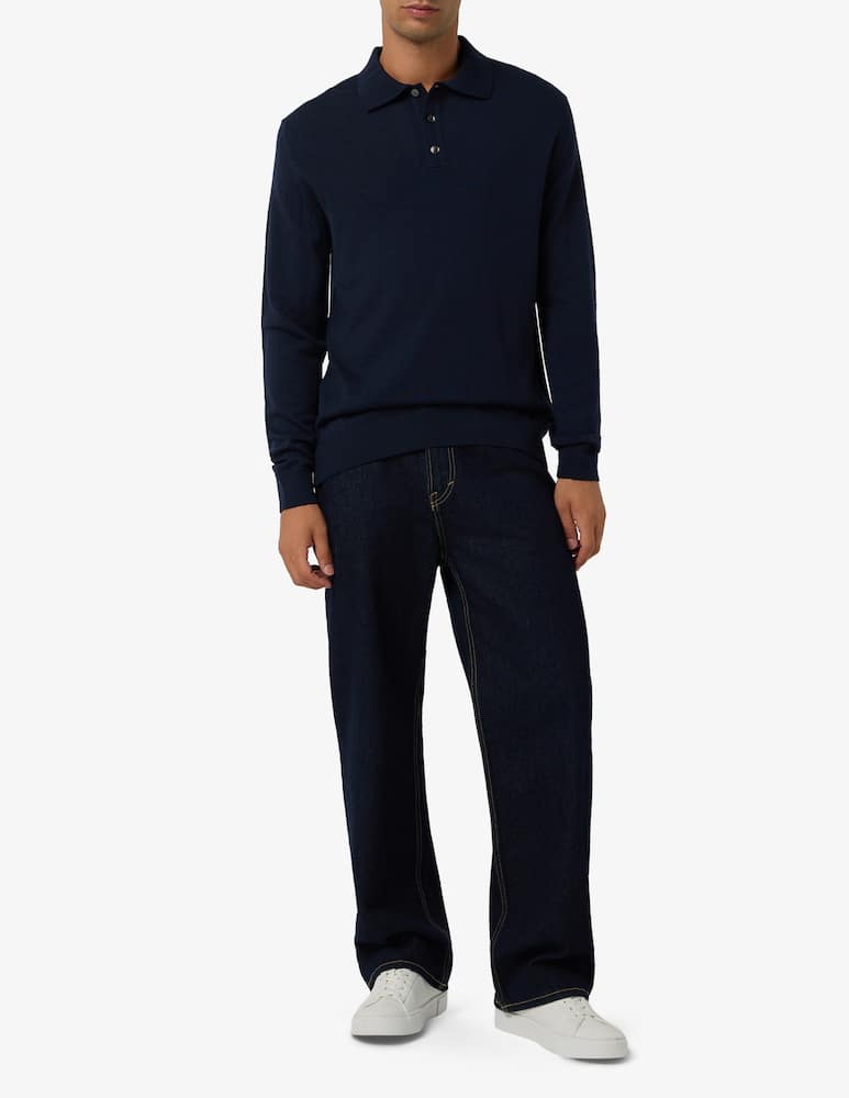 Paoloni Polo manica lunga in lana merino - immagine 2 Paoloni Polo manica lunga in lana merino - immagine 2