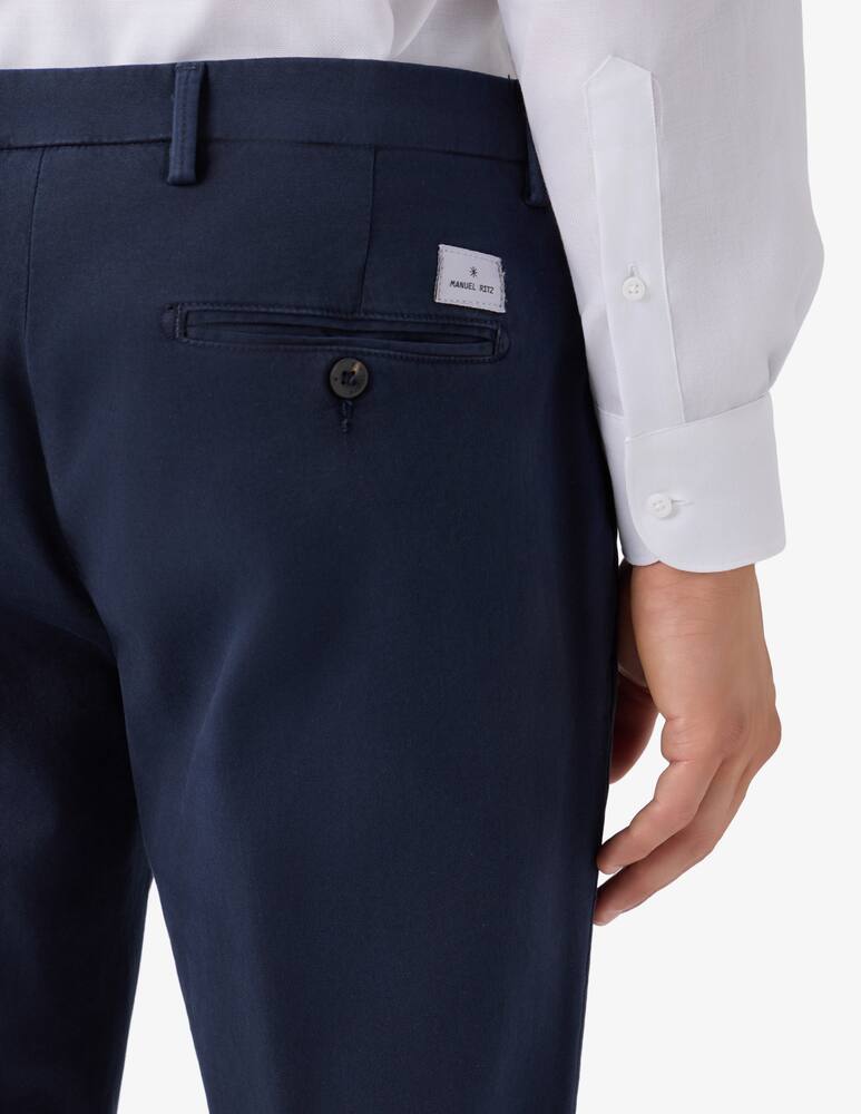 rinascente Manuel Ritz Slim gabardine chino trousers