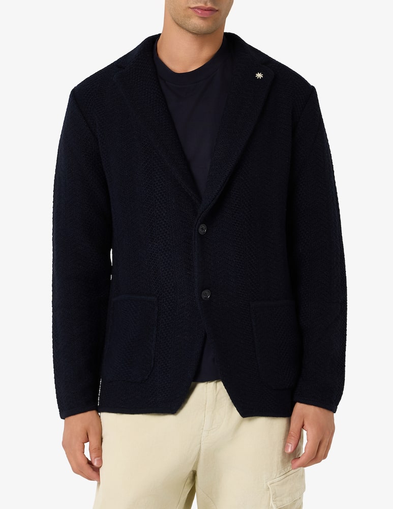 rinascente Manuel Ritz textured jacket