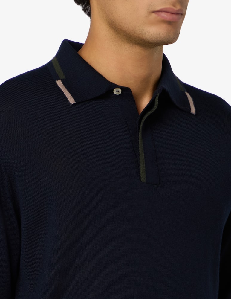 Manuel Ritz long sleeve polo shirt - picture 4 Manuel Ritz long sleeve polo shirt - picture 4