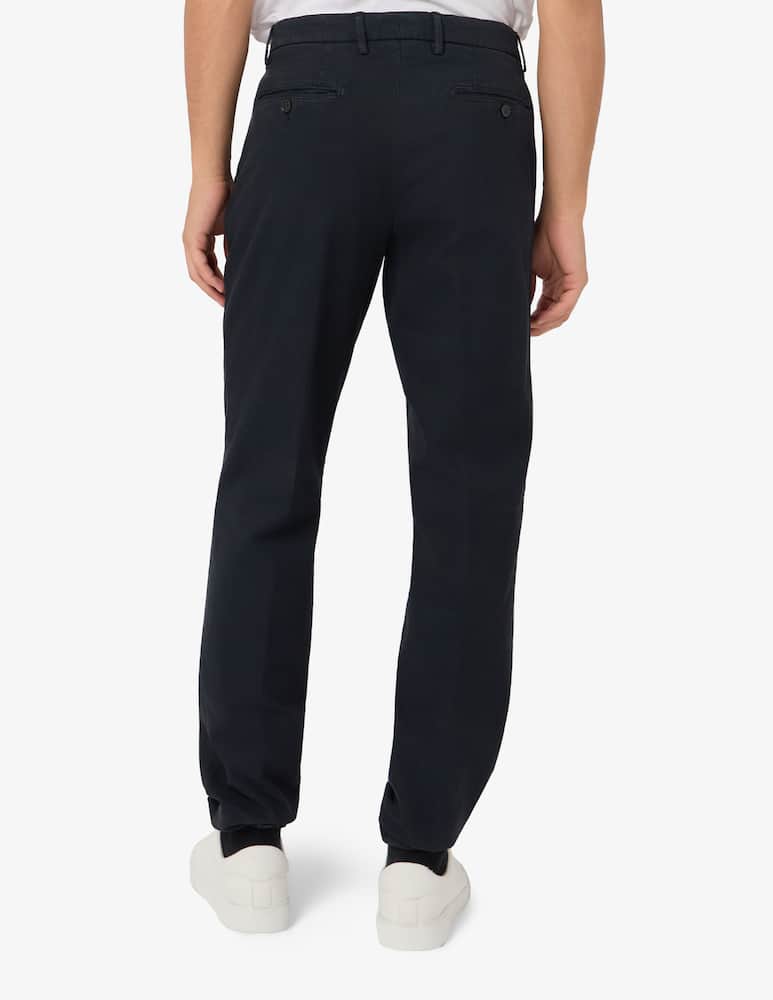 Paoloni Pantaloni chino una pince diagonale tinto capo - immagine 3 Paoloni Pantaloni chino una pince diagonale tinto capo - immagine 3