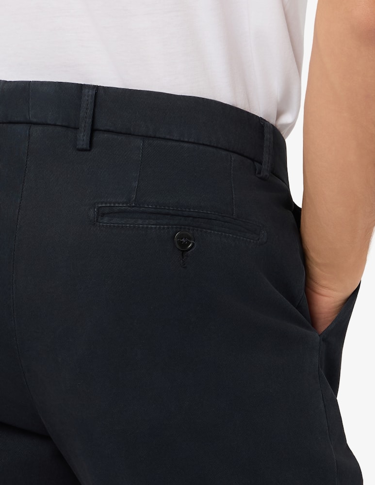 Paoloni Pantaloni chino una pince diagonale tinto capo - immagine 4 Paoloni Pantaloni chino una pince diagonale tinto capo - immagine 4