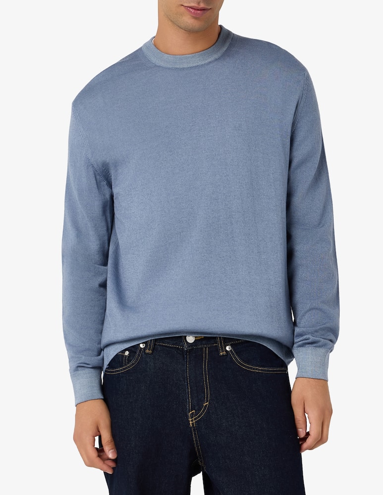 Paoloni Maglia in lana merino délavé - immagine 1 Paoloni Maglia in lana merino délavé - immagine 1