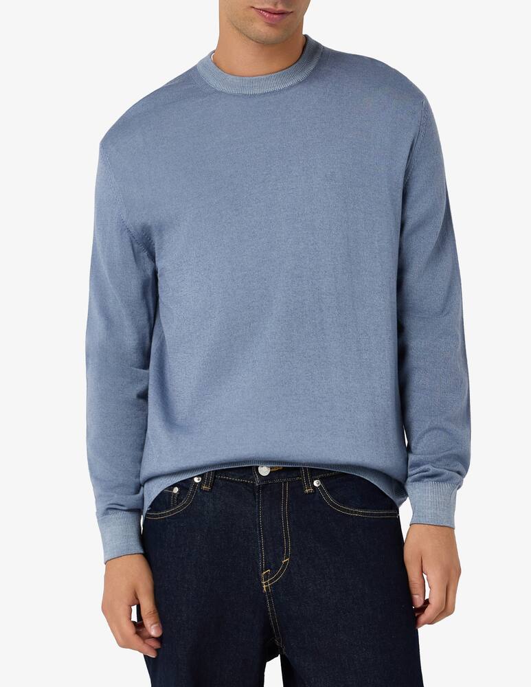 rinascente Paoloni Maglia in lana merino délavé