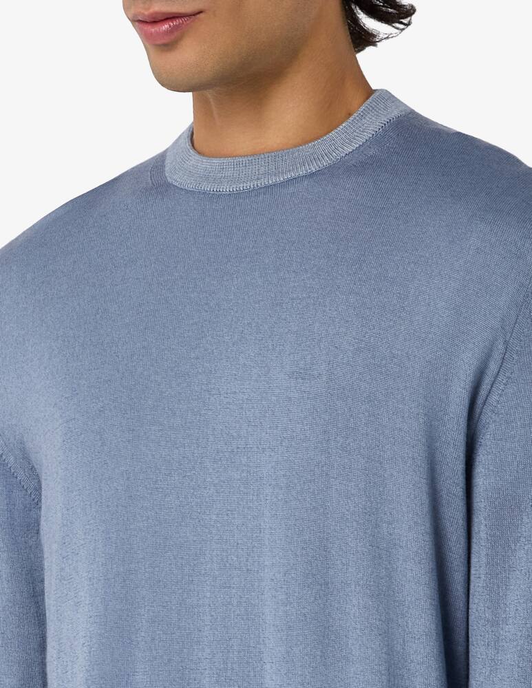 rinascente Paoloni Maglia in lana merino délavé