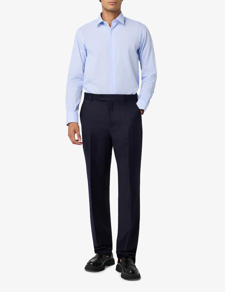 Paoloni Pantaloni in flanella regular fit Mix&Match - immagine 2 Paoloni Pantaloni in flanella regular fit Mix&Match - immagine 2