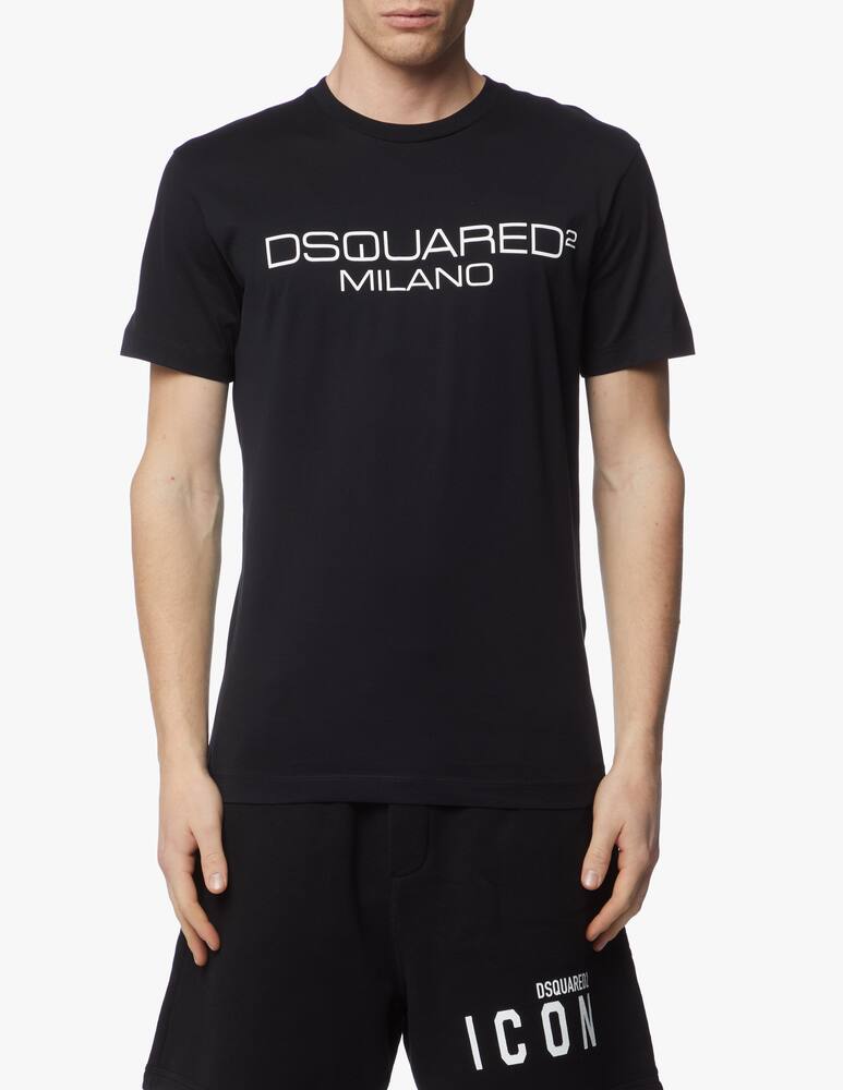 rinascente Dsquared2 Milano logo print t-shirt