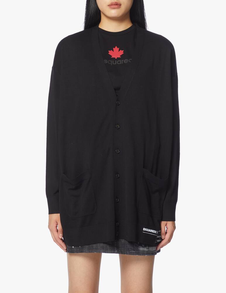 rinascente Dsquared2 MaCardigan con colla a v in lana