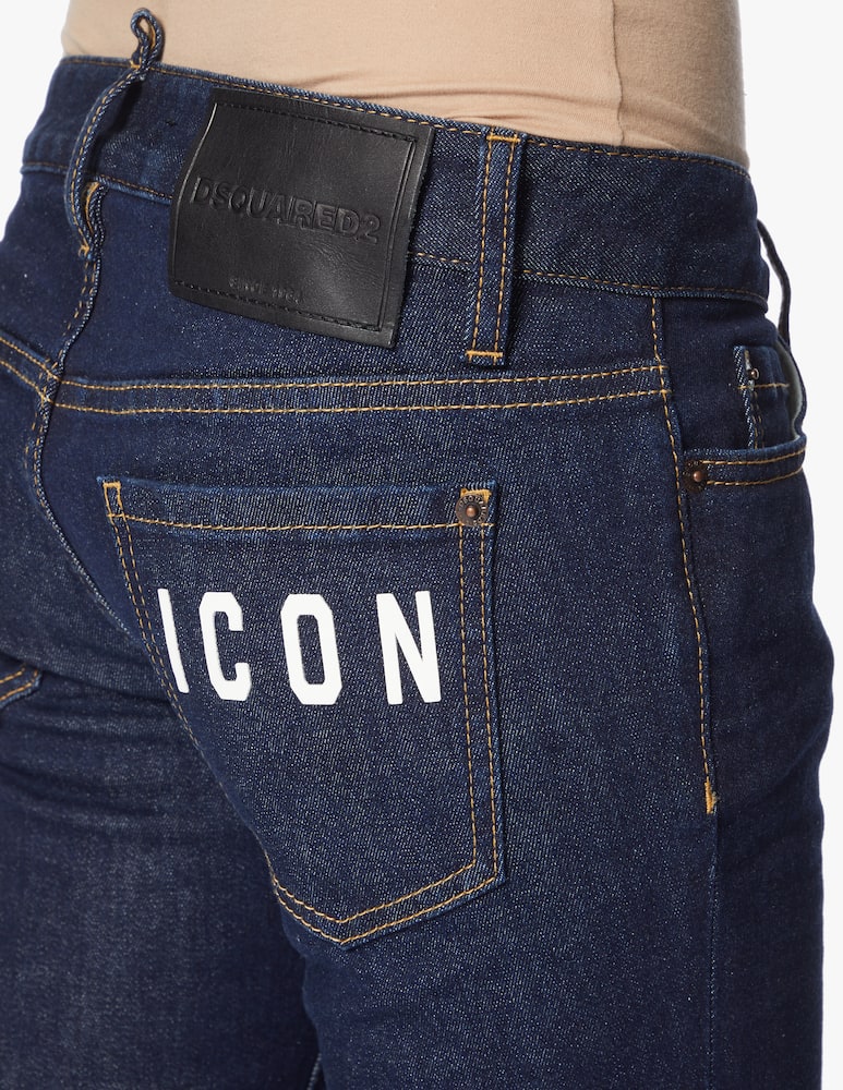 rinascente Dsquared2 Jeans crop a vita media