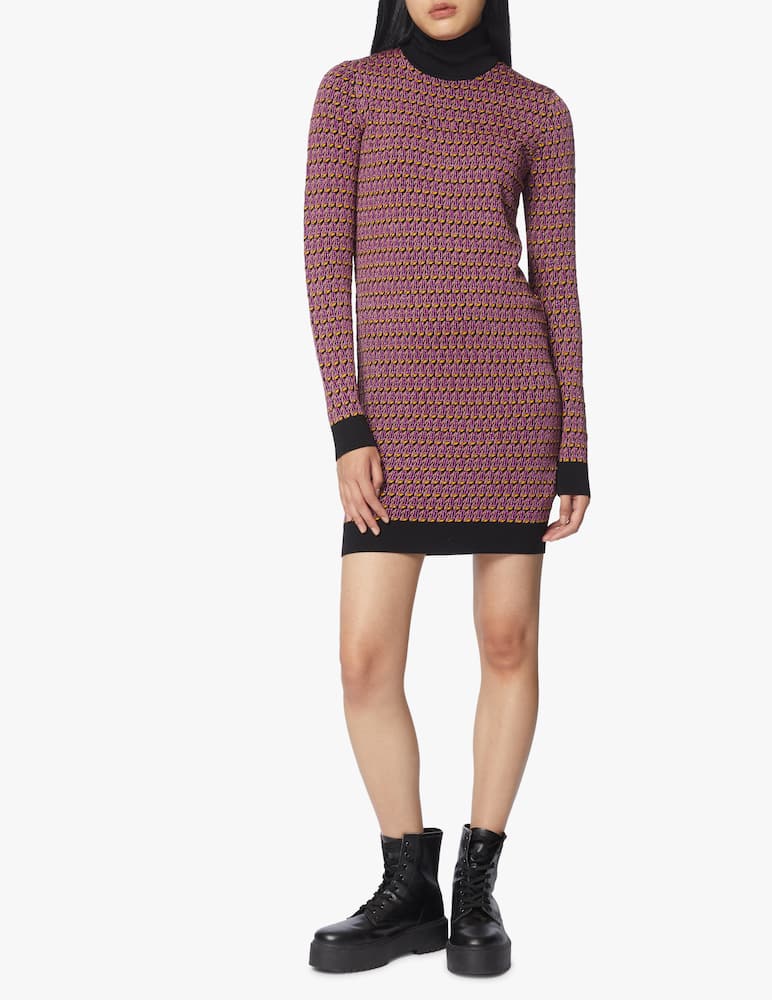 rinascente Dsquared2 Wool blend long sleeve mini dress