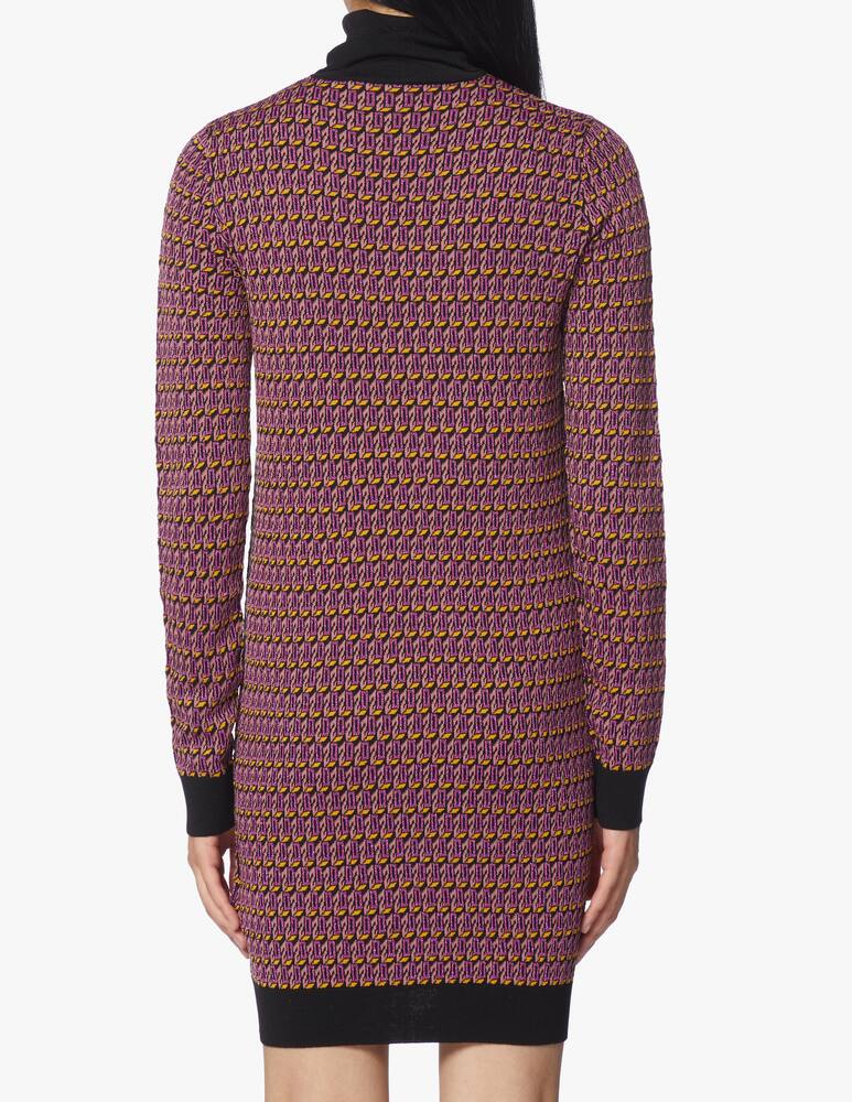 rinascente Dsquared2 Wool blend long sleeve mini dress