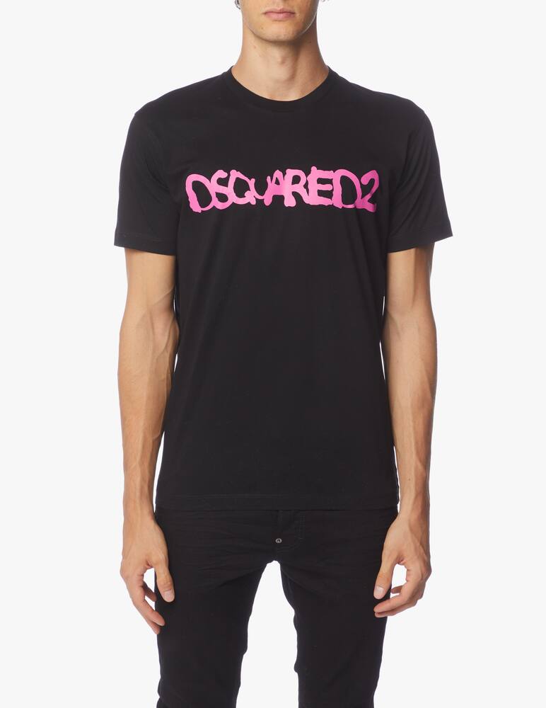 rinascente Dsquared2 Maglietta girocollo d2 fluo