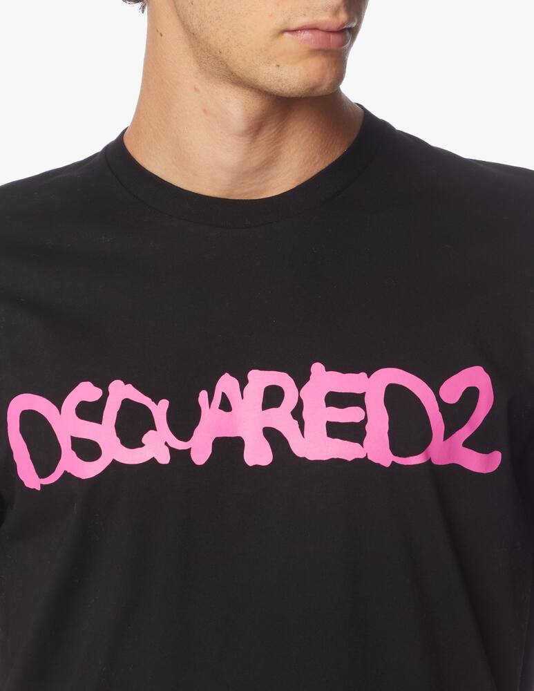 rinascente Dsquared2 Maglietta girocollo d2 fluo