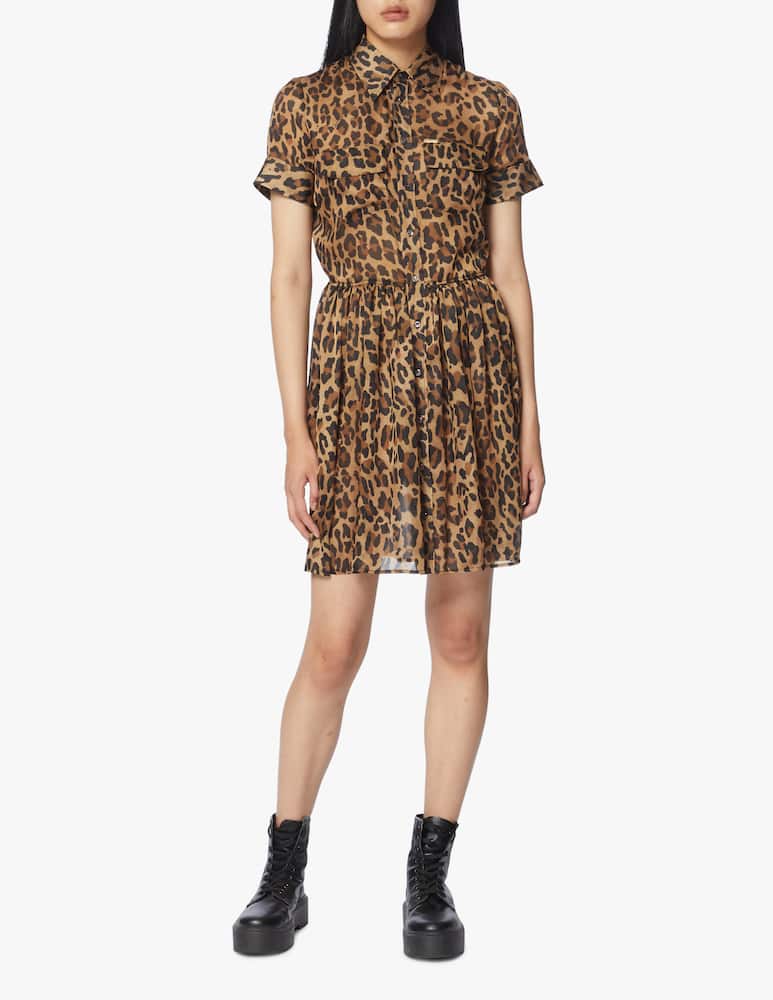 rinascente Dsquared2 Vestito mini stampa animalier