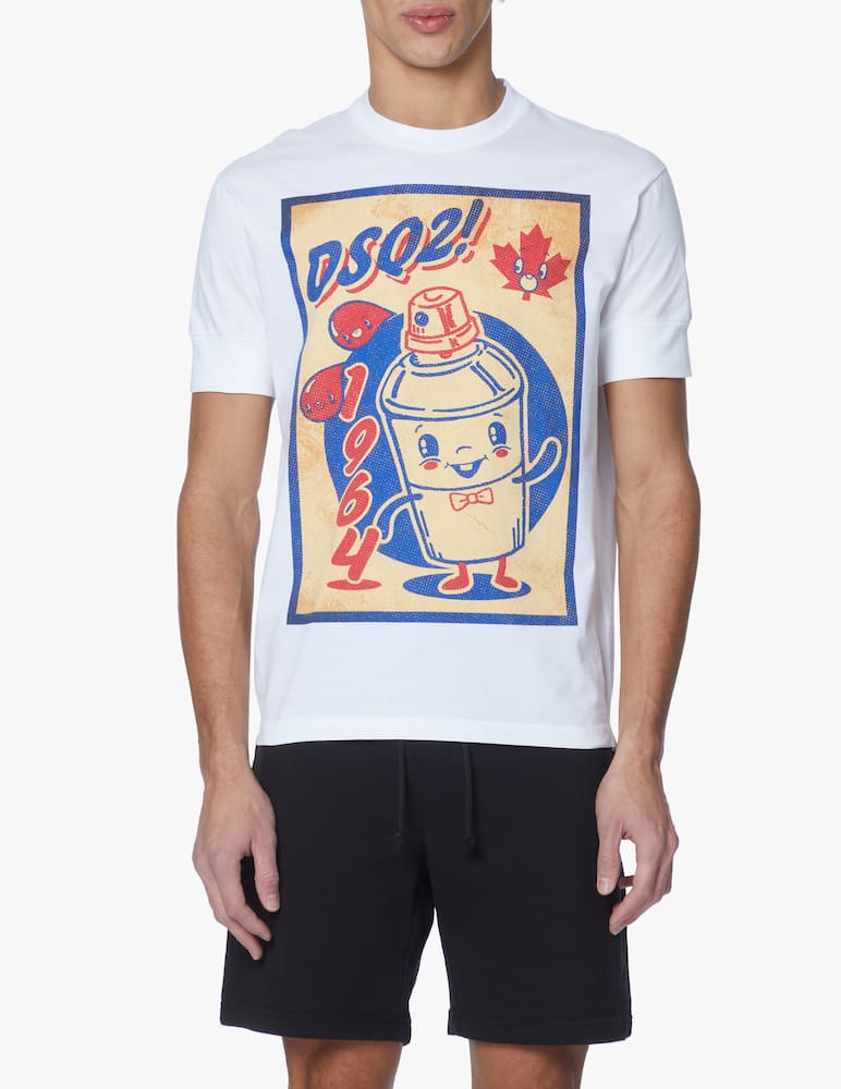 rinascente Dsquared2 Dsq2 1964 ibra t-shirt - white