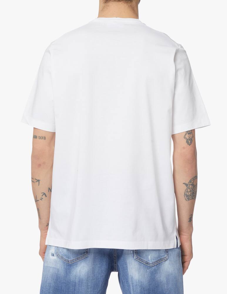 rinascente Dsquared2 Maglietta mice twin slouch - bianco