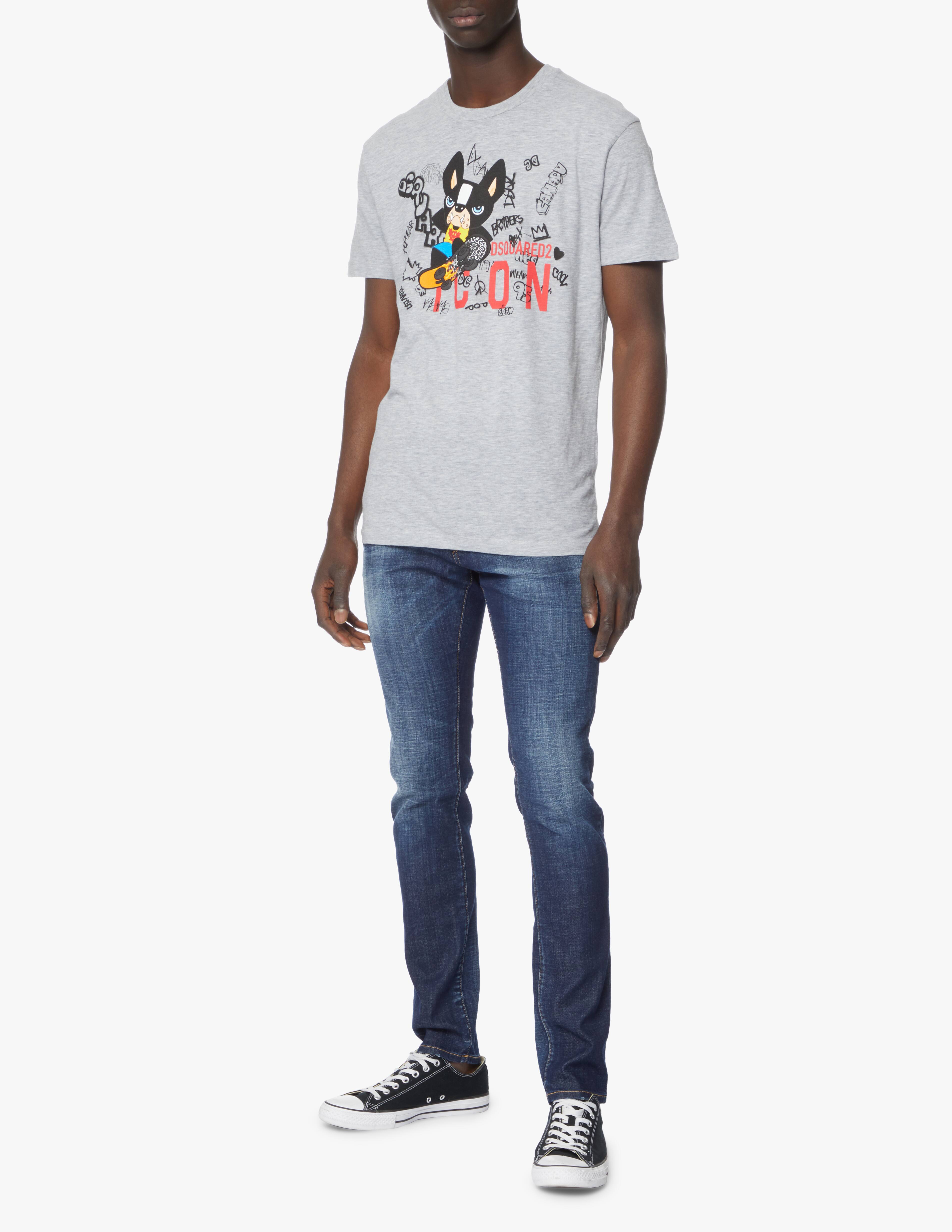 様 破格 DSQUARED2 ICON Ciro T-Shirt Shop Dsquared2 Icon ciro c t