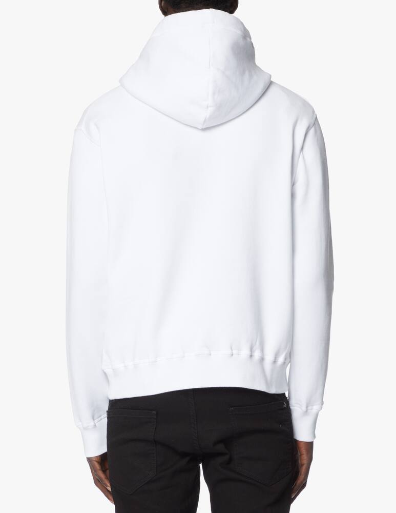 rinascente Dsquared2 Icon hilde c hoodie dog print - white