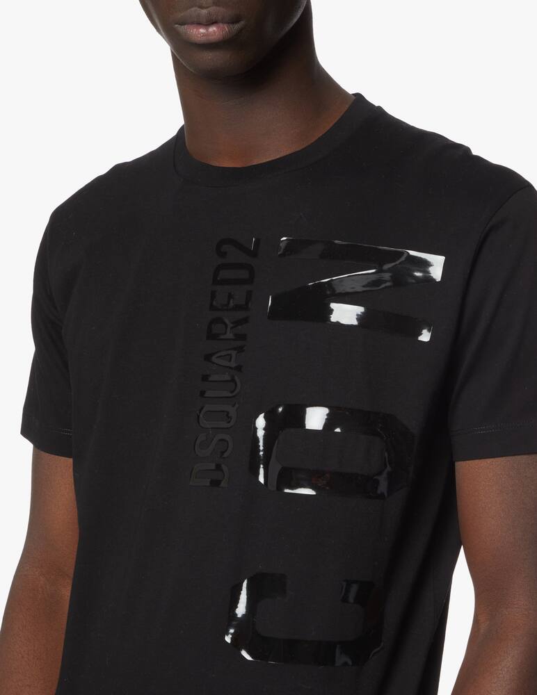 rinascente Dsquared2 Maglietta icon cool logo verticale - nero