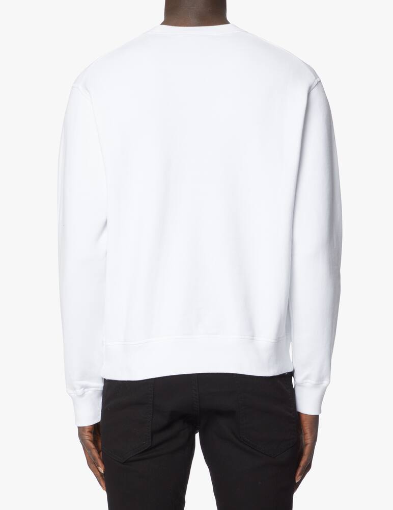 rinascente Dsquared2 Felpa girocollo icon spray - bianco