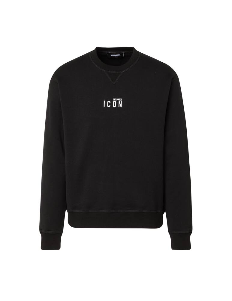 rinascente Dsquared2 Felpa girocollo icon logo piccolo - nero