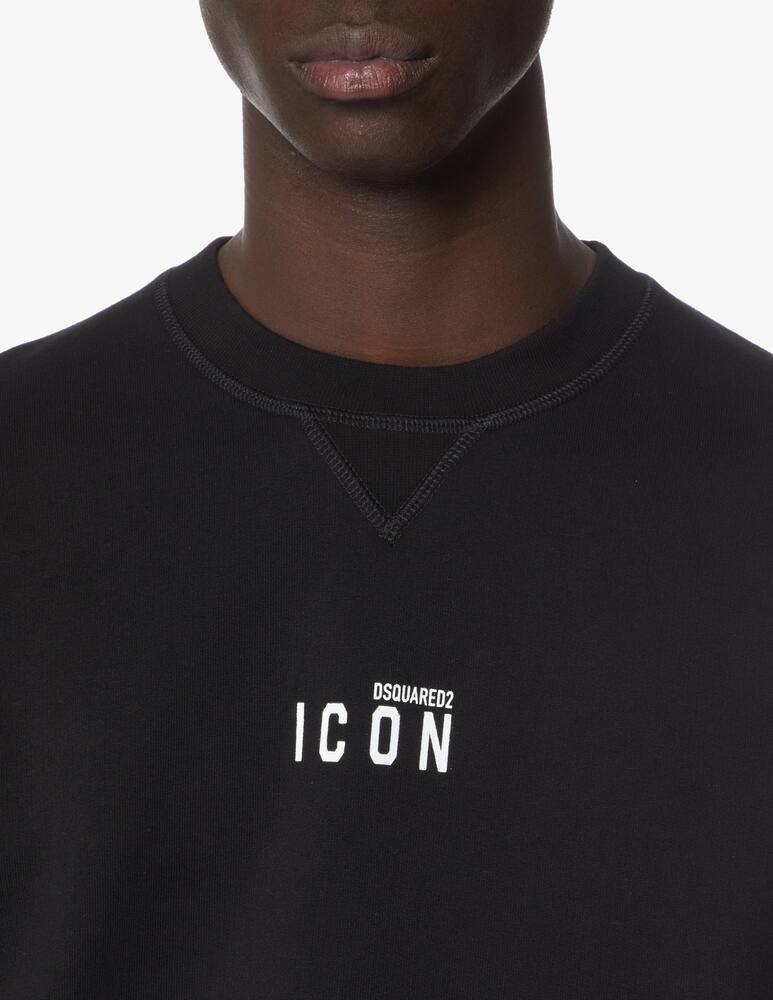 rinascente Dsquared2 Felpa girocollo icon logo piccolo - nero