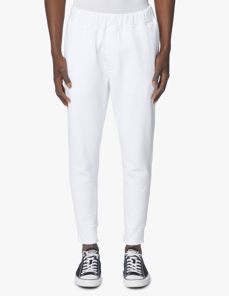 rinascente Dsquared2 Pantaloni jogger icon spray logo retro - bianco