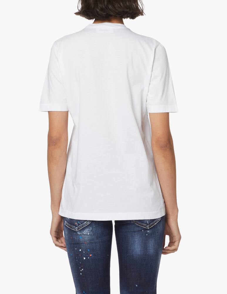 rinascente Dsquared2 T-shirt in cotone Icon - bianco