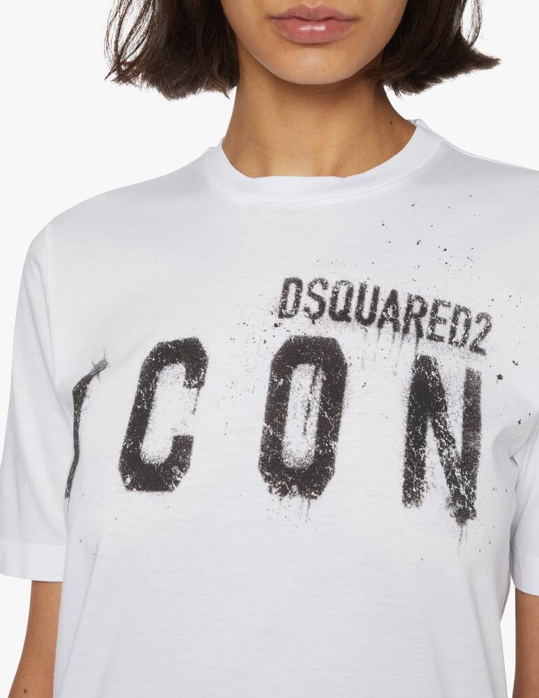 rinascente Dsquared2 T-shirt in cotone Icon - bianco