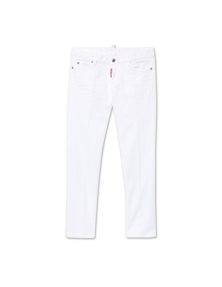 rinascente Dsquared2 Jeans cropped vita bassa - bianco
