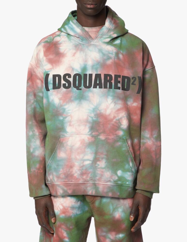 rinascente Dsquared2 Felpa con cappuccio tie dye - beige