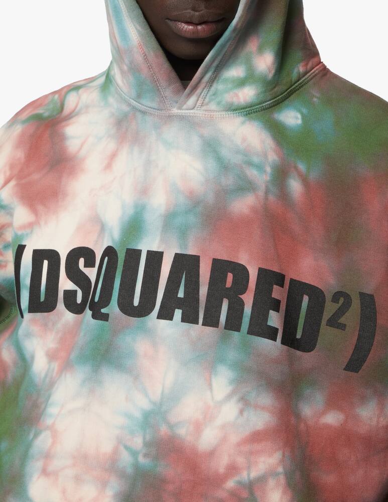 rinascente Dsquared2 Felpa con cappuccio tie dye - beige